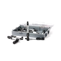 MAXIMUM SQ2 Square Impact Ready Tic-Tac Screw Bit Set, 2-in, 15-pk Front_Angled_Left