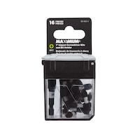 MAXIMUM PH2 Phillips Impact Ready Tic-Tac Screw Bit Set, 1-in, 16-pk