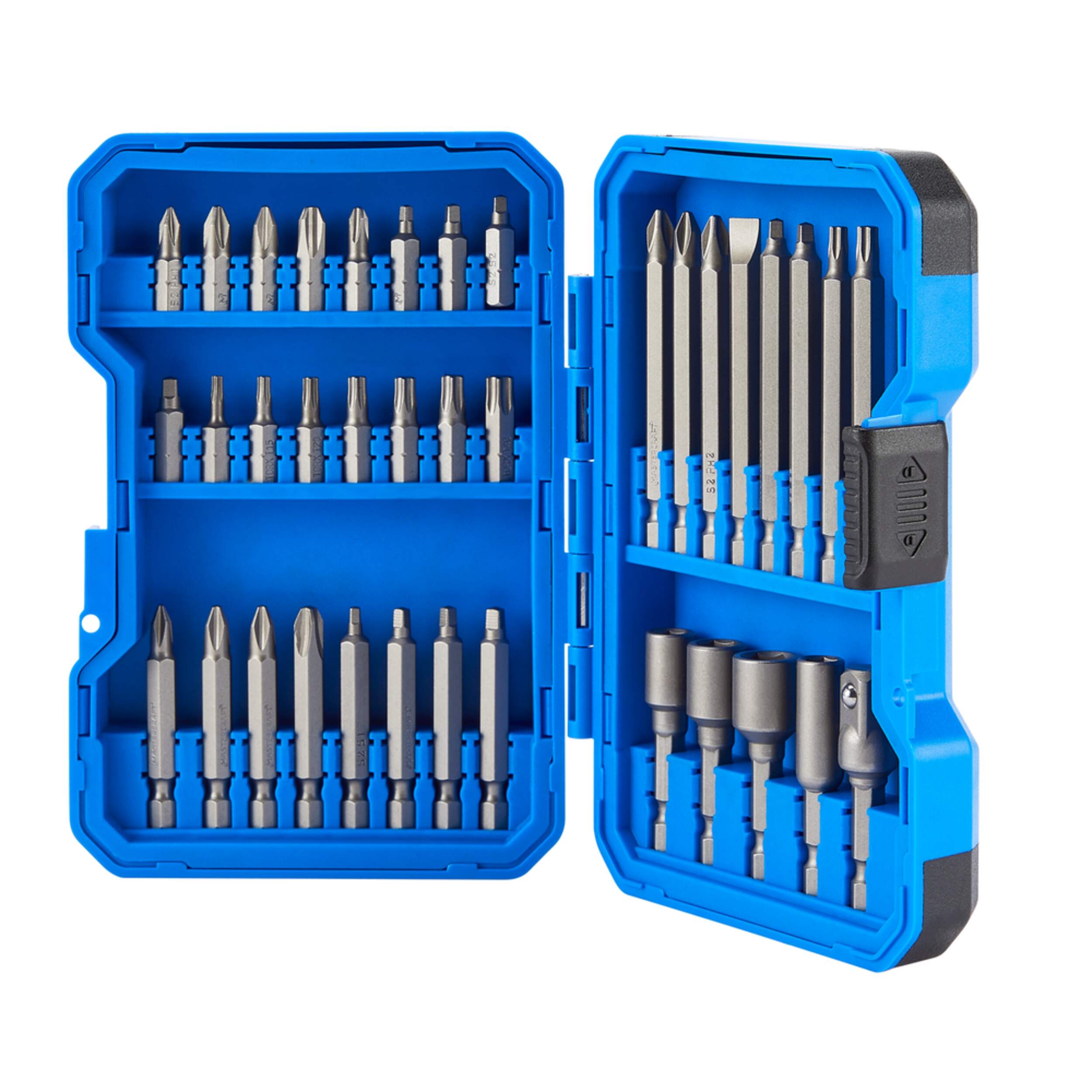 Mastercraft Carbide Assorted Screwdriver Bit Set , 37pc