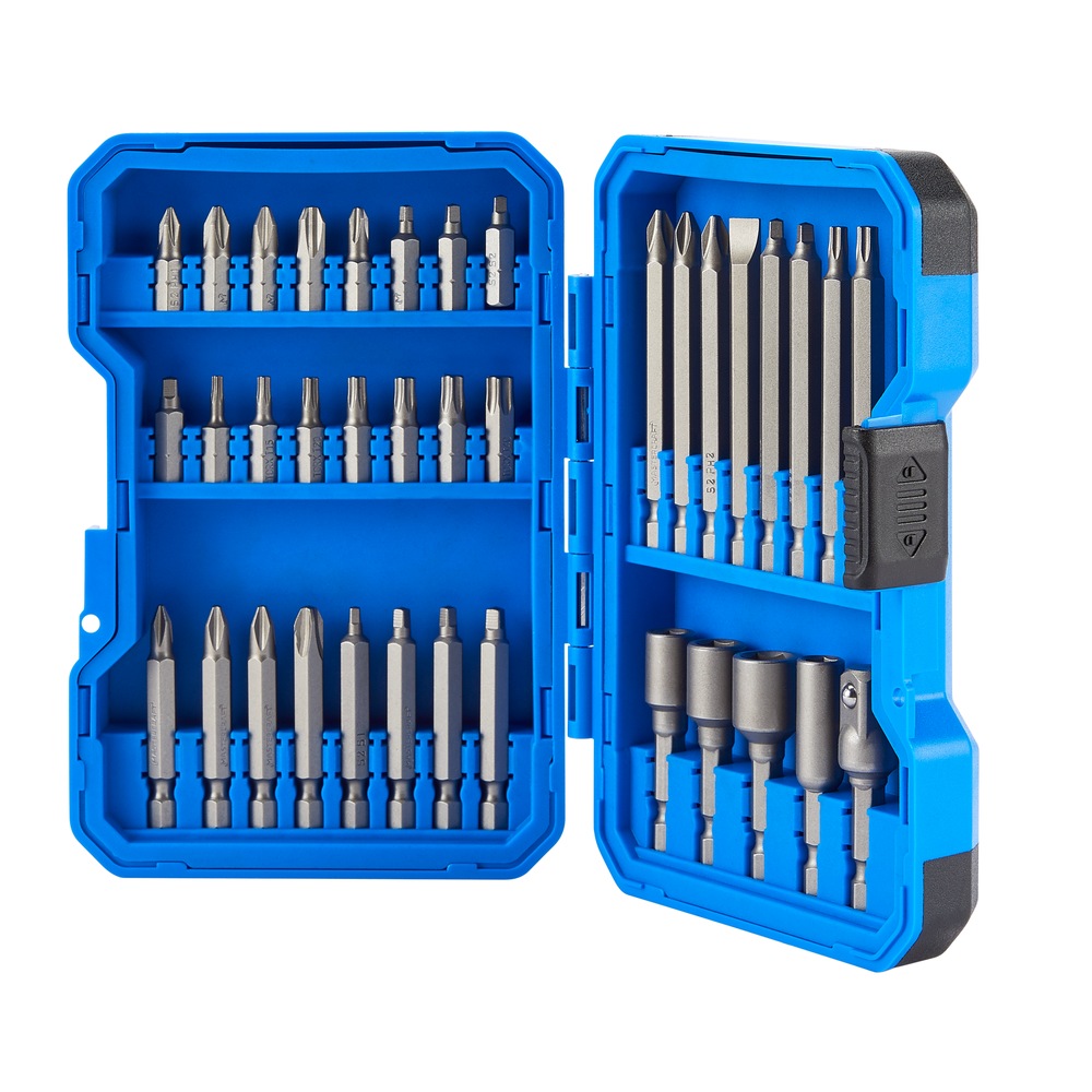Mastercraft Carbide Assorted Screwdriver Bit Set , 37pc