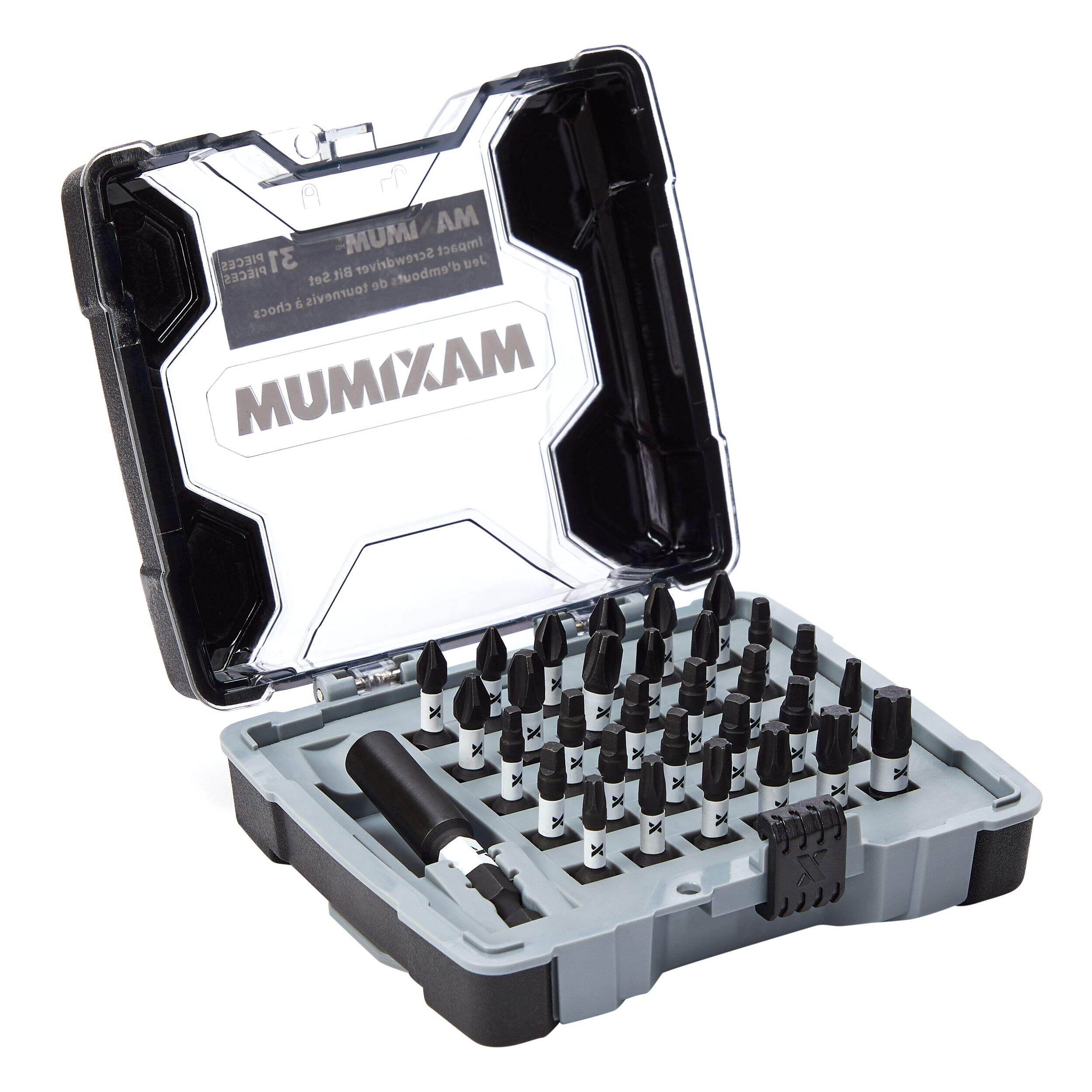 MAXIMUM Impact Ready Screwdriver Bit Access Set, 31pc Canadian Tire