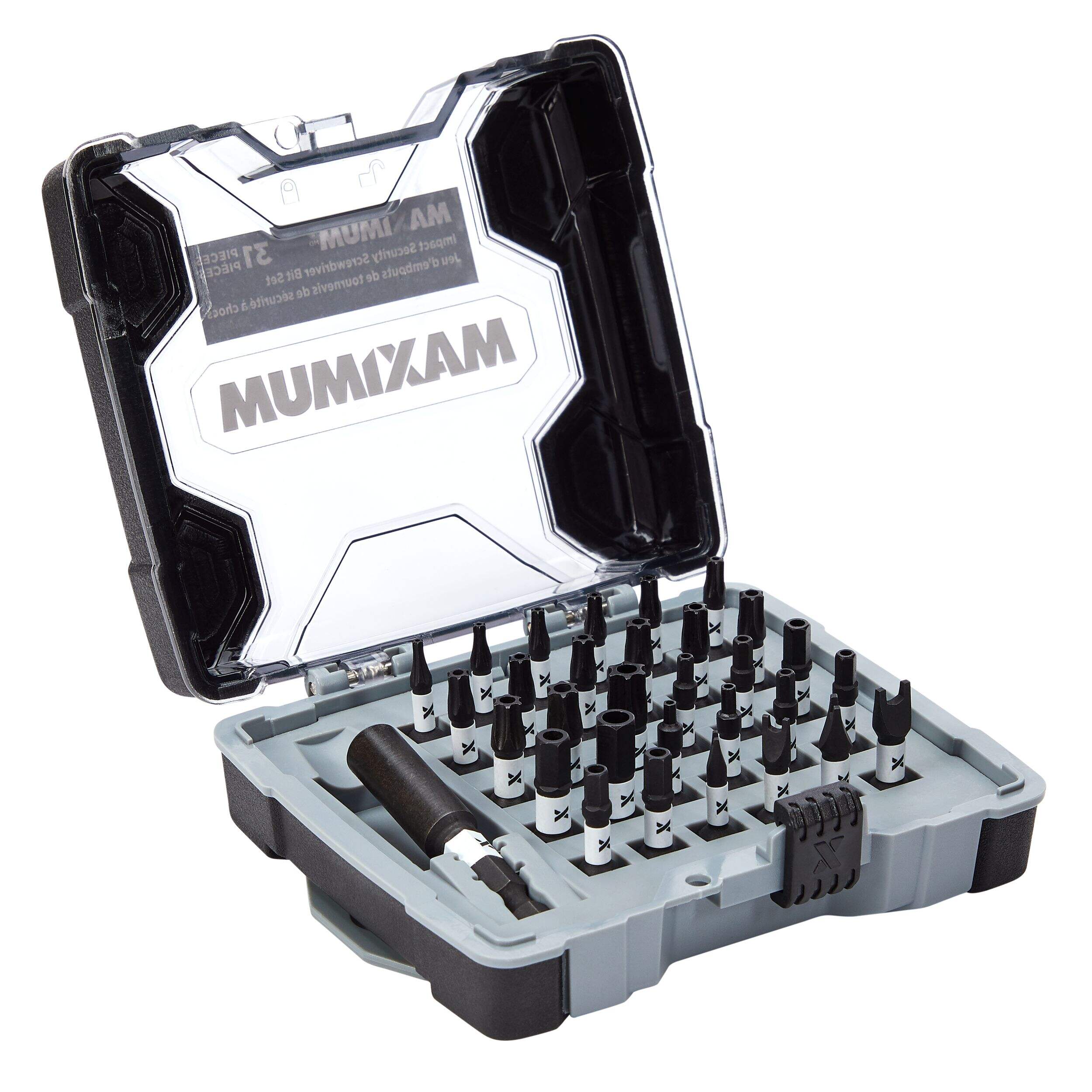 MAXIMUM Impact Ready Security Bit Security Set, 31-pc Front_Angled_Right