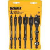 DEWALT 6-pc Spade Bit Set Front_Flat