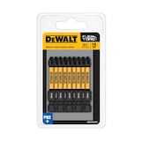Embouts de vis à tête cruciforme en acier rapide PH2 DEWALT DWA2PH2IR-15, boîte de Tic-Tac, pour bois, 2 po, paq. 15 Front_Flat