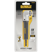 DEWALT DWARA120 Impact Ready Right Angle Attachment with Metal Gear Case Front_Flat