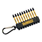 Embouts de vis à tête carrée CA2 avec mousqueton DEWALT DWA2SQ2IRCARC Flex Torq, 2 po, paq. 10 Overhead_Plunge