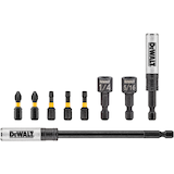 DEWALT Impact Ready Flex Torq Access Magnetic Screwdriver Bit Set , 9-pc Overhead_Flat