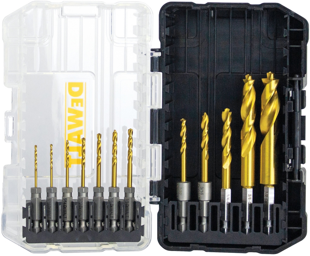 DEWALT DD5152 Impact Ready TitaniumNitride Coated Drill Bit Set for