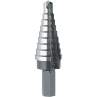 IRWIN  Unibit #3 1/4-in x 3/4-inHSS Step Drill Bit for Wood, Metal, Plastic