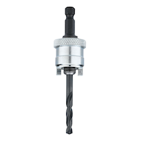 Lenox 1779669 Quick Change Snap-Back Arbor with 3-1/4-in Pilot, for Wood, Stone, Masonry Overhead_Flat