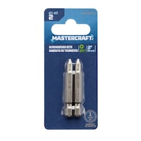 Mastercraft 2-in Phillips Carbide Screwdriver Bits for Metal, Plastic, Masonry, 2-pk Front_Flat