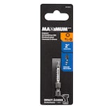 MAXIMUM SQ0 Square Screwdriver Bit, 2-in Front_Flat