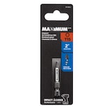 MAXIMUM Impact 2-in TORX Carbide Screwdriver Bit for Metal, Plastic, Masonry Front_Flat