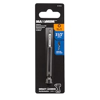 MAXIMUM SQ1 Square Screwdriver Bit, 3-1/2-in, 1-pc Front_Flat