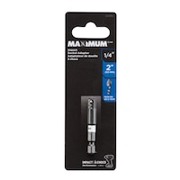 Adaptateur de douille 2 po MAXIMUM, 1/4 po Front_Flat