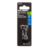 Embouts de tournevis à col magnétique MAXIMUM, cruciformes, no 2, 2 po, paq. 2 Front_Flat