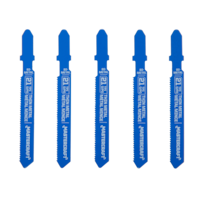 Mastercraft 24 TPI T-Shank Bi-Metal Jigsaw Blades for Metal, 5-pk Front_Flat
