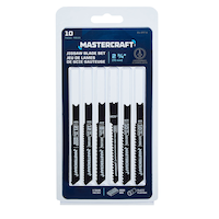 Mastercraft HCS Jigsaw Blade Set for Wood, 10-pc Front_Flat