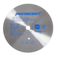 Mastercraft 7-1/4-in 150T Steel Circular Saw Blade for Plywood Front_Flat