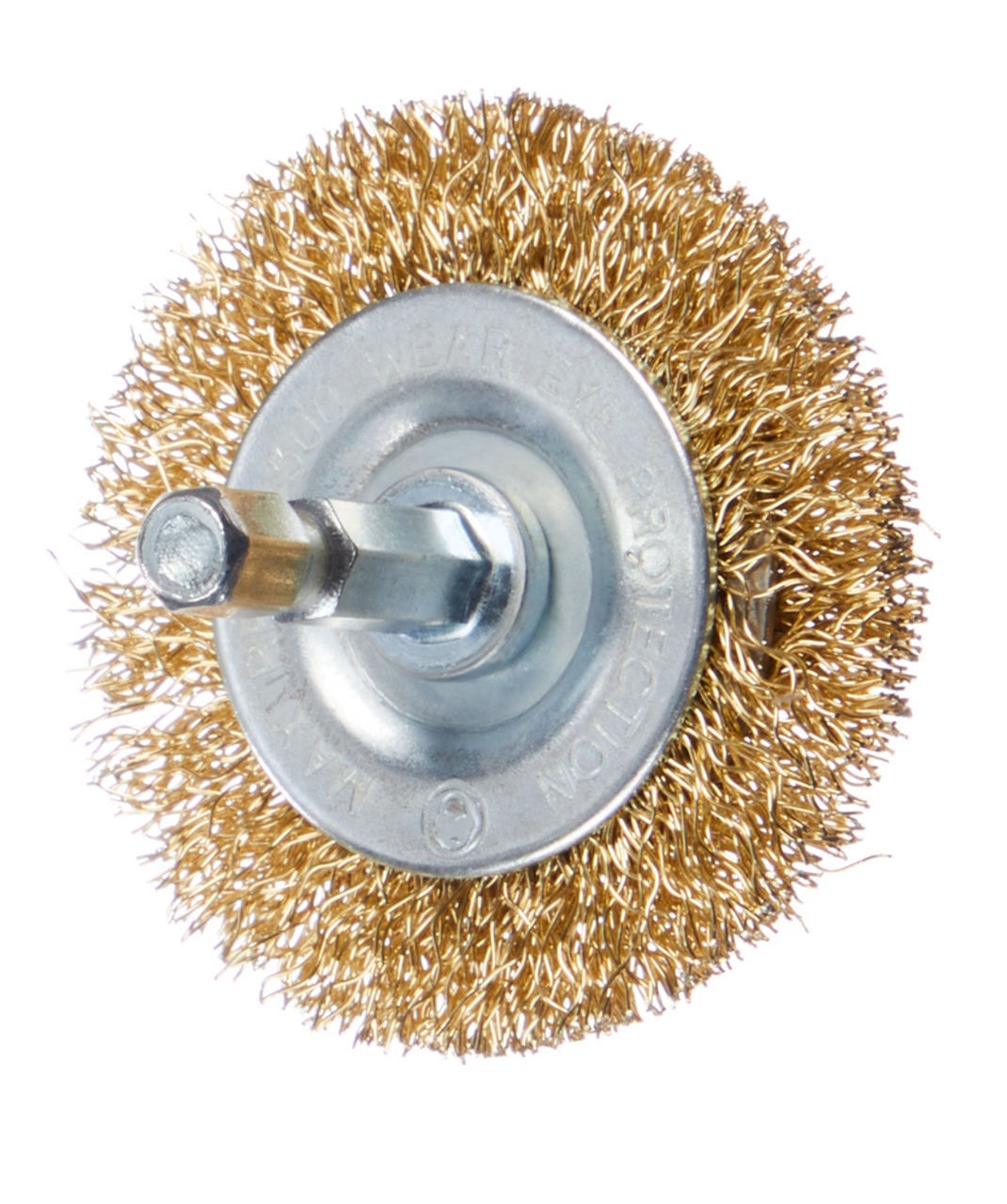 Wire Brush Set, Brass Wheel And Cup Brushes With Shank, Sanding