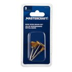 Mastercraft Flat Wire Wheel Brush, Coarse, 2-in