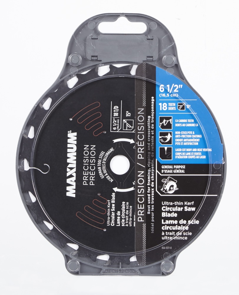 MAXIMUM 61/2in 18T Steel Circular Saw Blade for Wood Canadian Tire