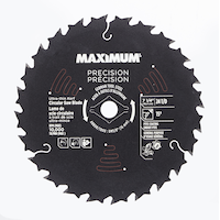 MAXIMUM 7-1/4-in 24T Steel Circular Saw Blade for Wood Front_Flat