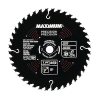 MAXIMUM 7-1/4-in 40T Steel Circular Saw Blade for Wood Front_Flat
