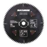 MAXIMUM 12-in 80T Steel Fine/Crosscut Circular Saw Blade for Wood Front_Flat