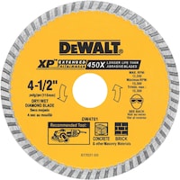DEWALT 4-1/2-in Dry Cut Diamond Wheel Front_Flat