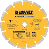 DEWALT 7-in Segmented Diamond Blade Front_Flat