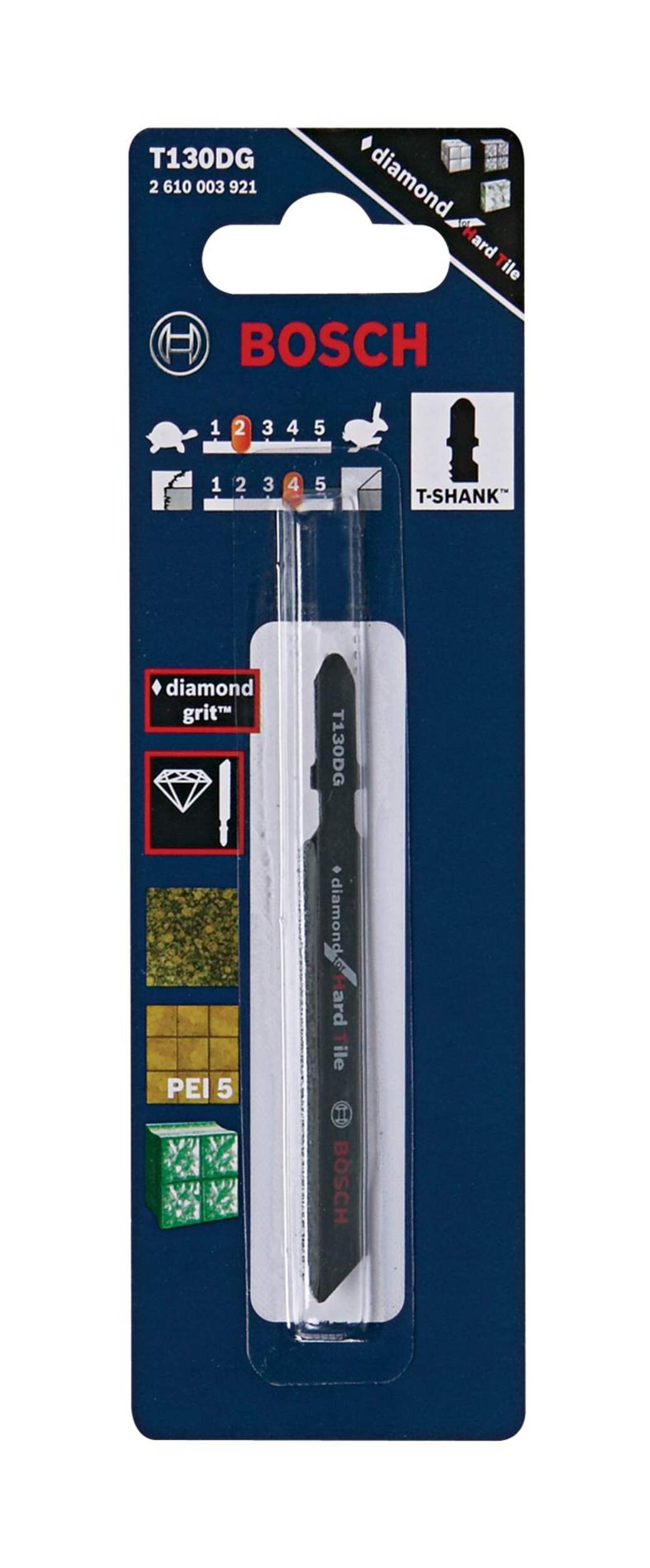 Bosch 30 Grit Diamond Jigsaw Blade for Ceramic, Cement, Granite, Tiles