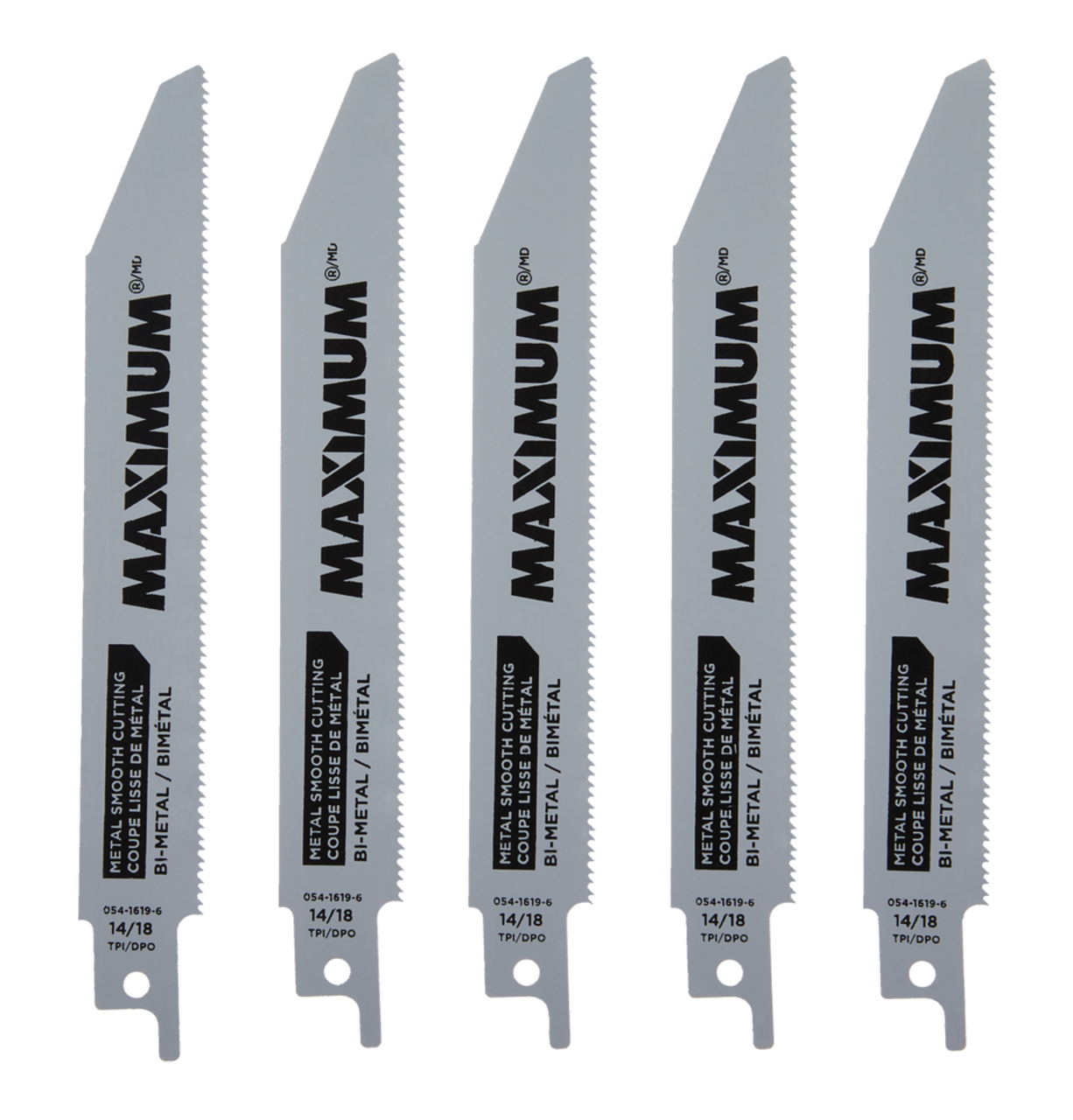 MAXIMUM 6 in 14 18T Bi Metal Reciprocating Saw Blades with