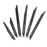 MAXIMUM Bi-Metal Reciprocating Saw Blade Set for Wood, Metal, Drywall, 6-pc Front_Flat
