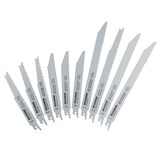 MAXIMUM Bi-Metal Reciprocating Saw Blade Set for Wood, Metal, Drywall, 10-pc Overhead_Flat