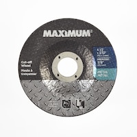 MAXIMUM 4-1/2-in x 3/32-in Type 27 Aluminum Oxide Cut-Off Wheel for Metal Front_Flat