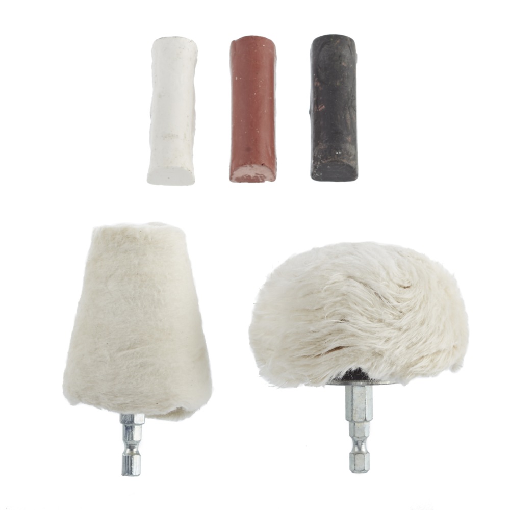 Mastercraft Cloth Contour Buffing Polishing Kit for Wood, Metal