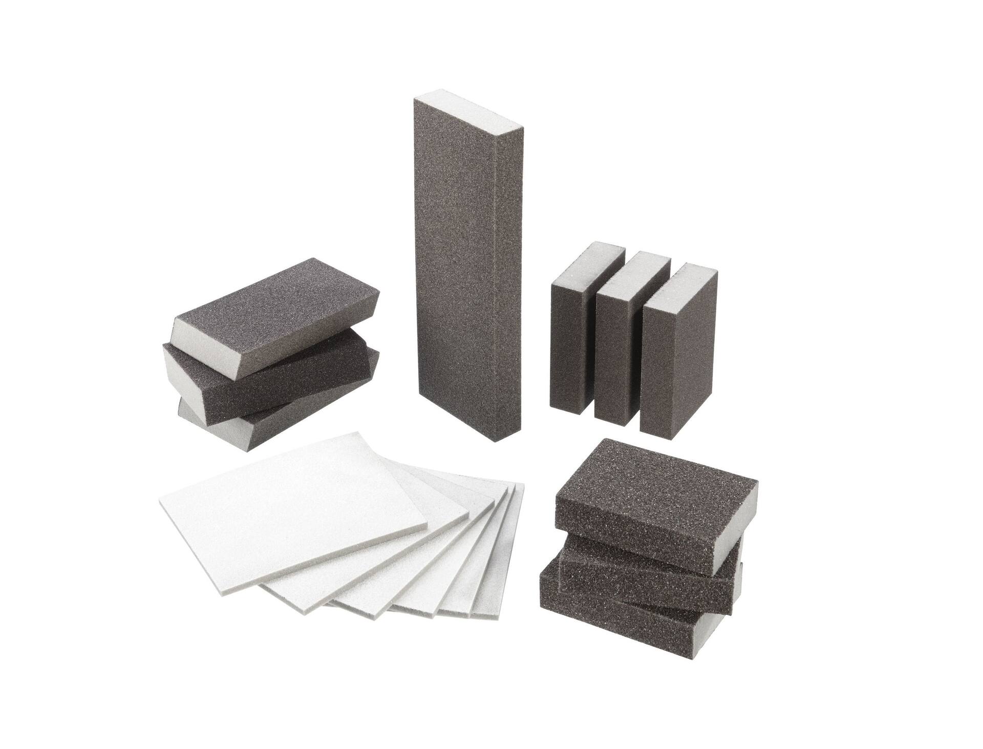 Mastercraft Assorted Grit Aluminum Oxide Sanding Sponge Set for Wet or Dry Use 16 pk Canadian Tire