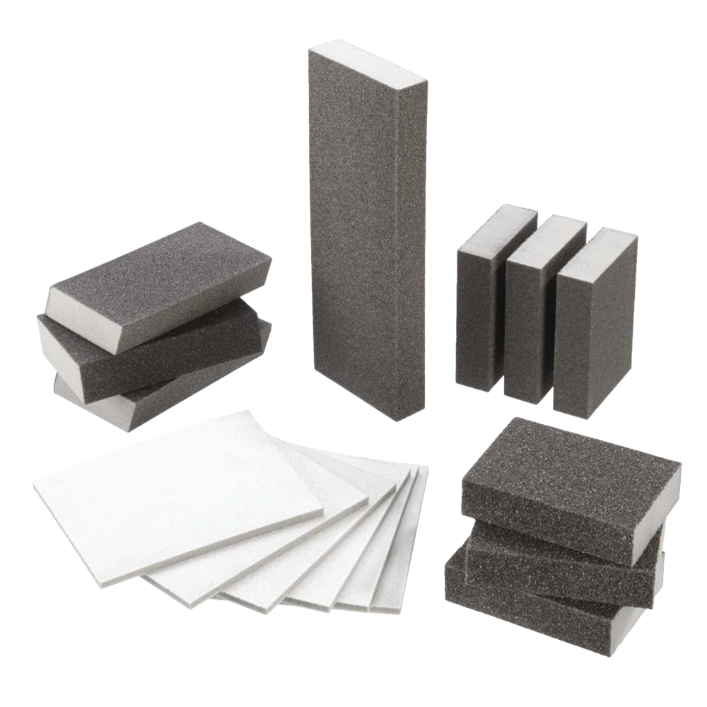 Mastercraft Assorted Grit Aluminum Oxide Sanding Sponge Set for Wet or