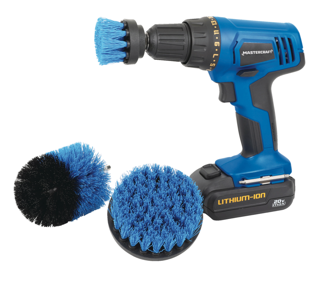 Shieldpro Drill Brush Attachment Set,Power Cleaning Scrub Brush