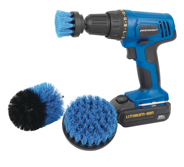 Mastercraft Drill Brush Set, 3pc Canadian Tire