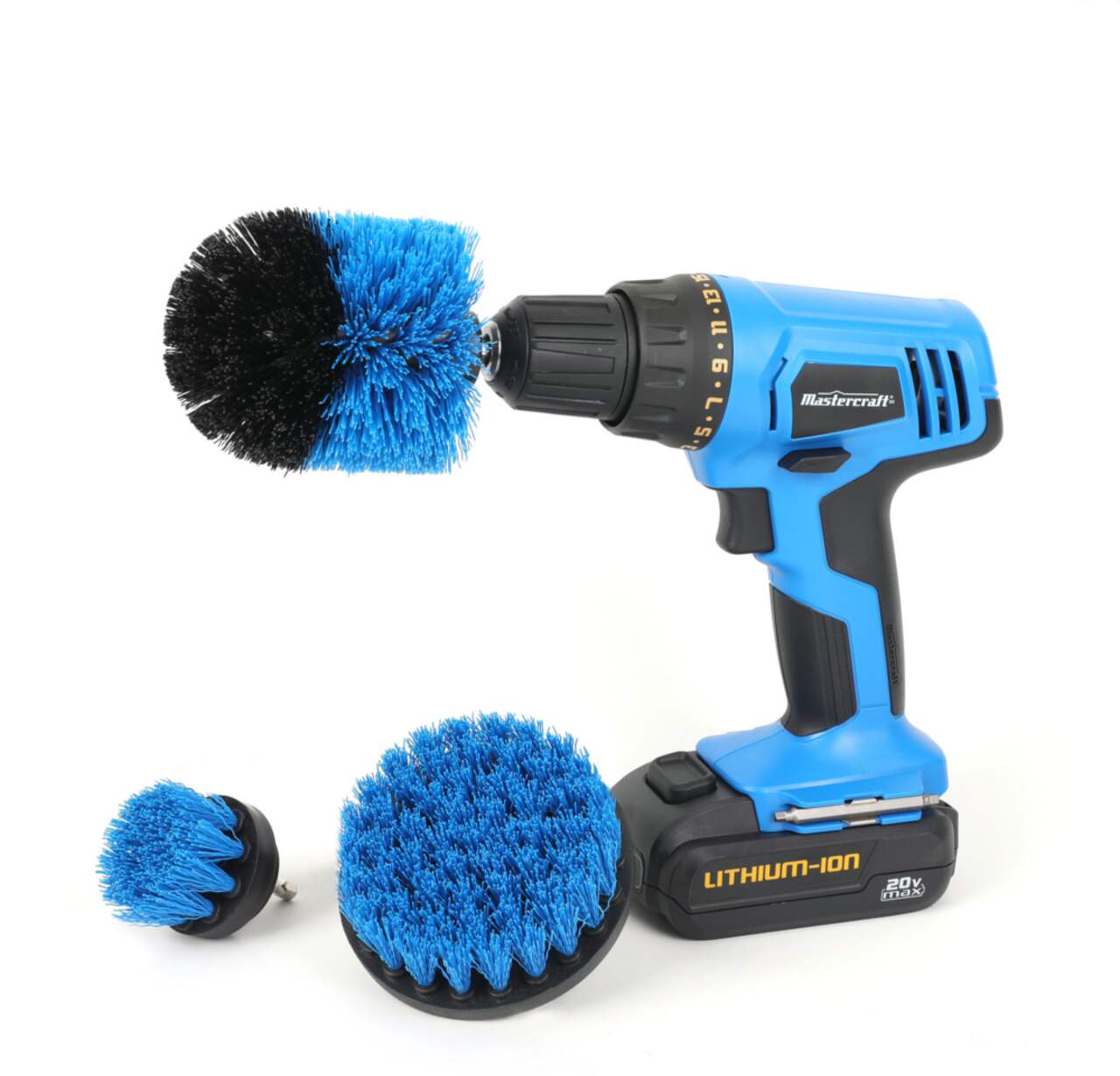 Drillbrush Carpet Cleaner, Car Cleaning Brush Kit, Grill Brush