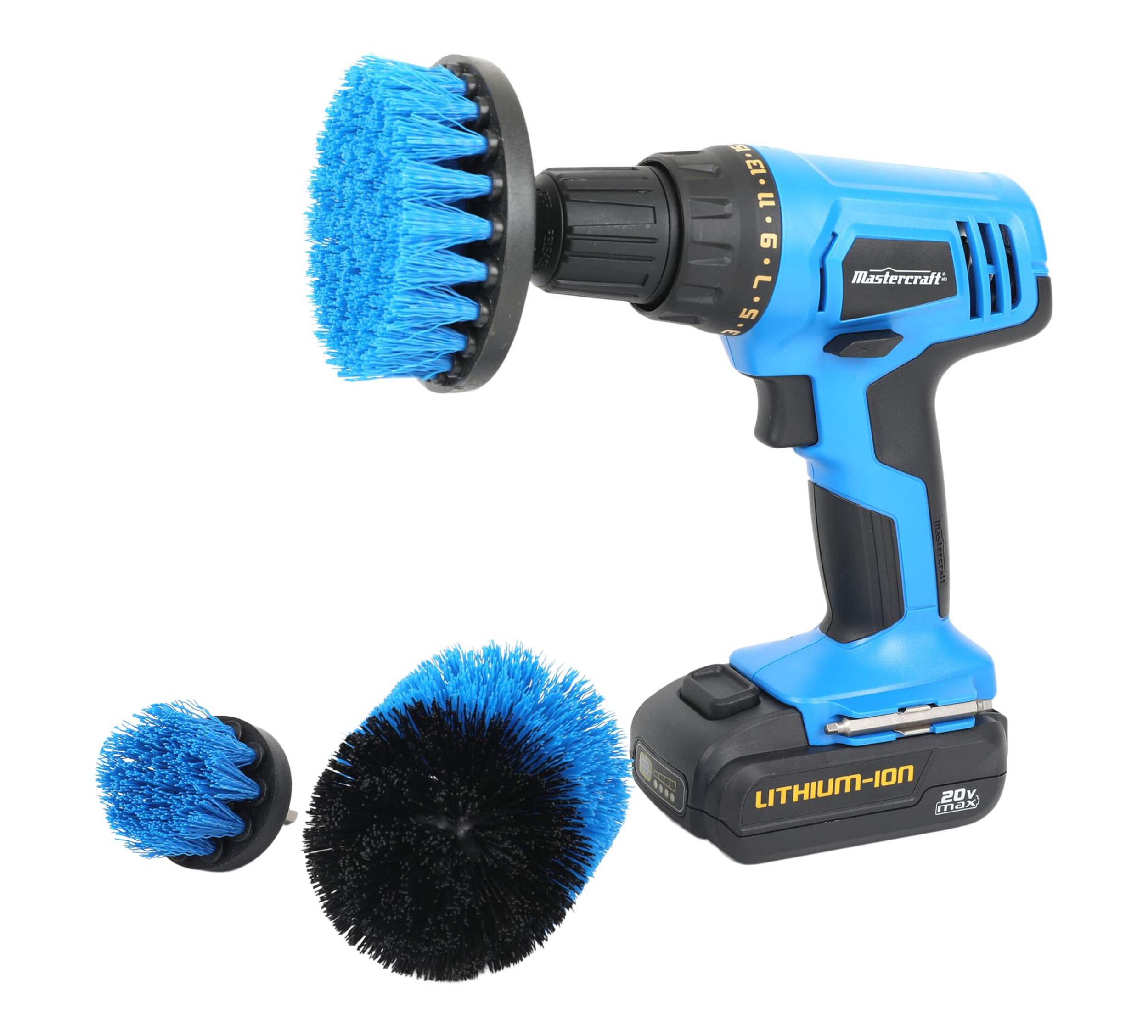 Mastercraft Drill Brush Set, 3-pc Composite_or_Mixed