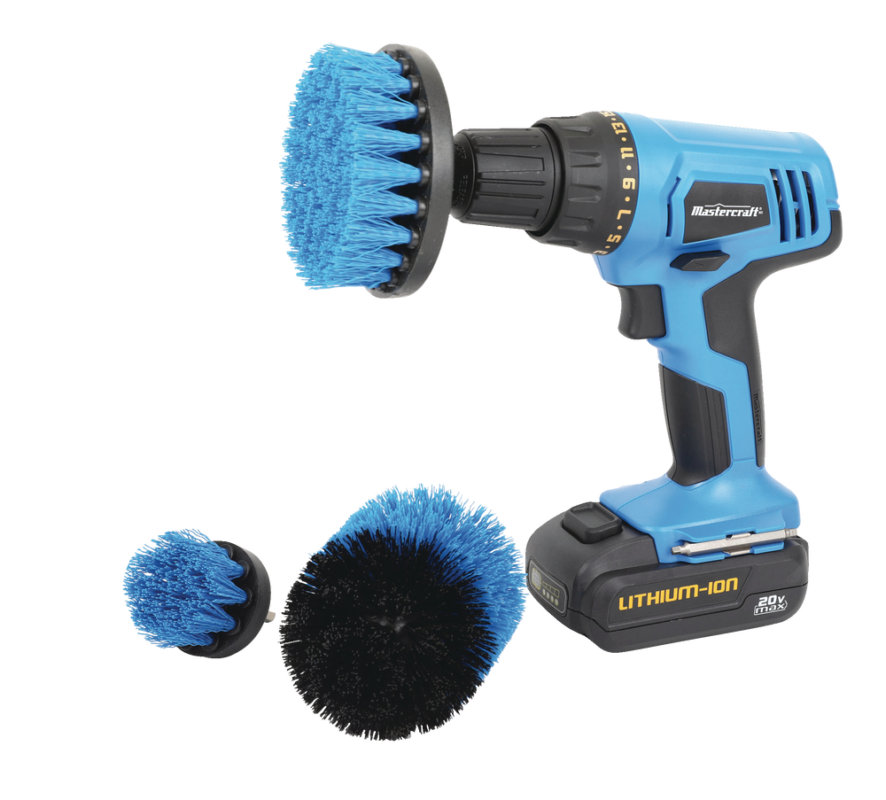 Mastercraft Drill Brush Set, 3pc Canadian Tire