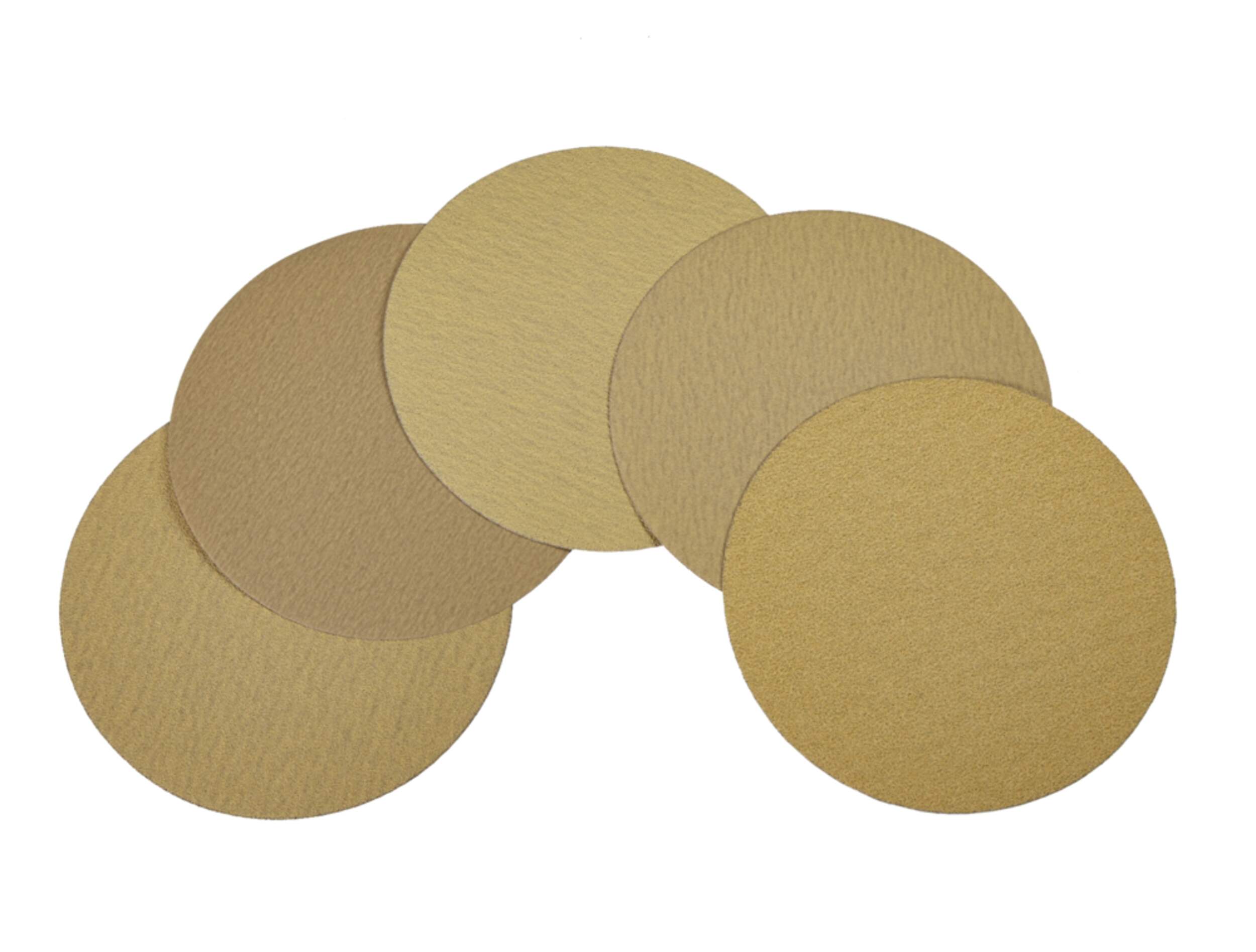 MAXIMUM Assorted Hook & Loop Sanding Disks, 7-in, 5-pk Overhead_Flat