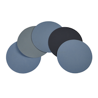 MAXIMUM 7” (178 mm) Hook & Loop Waterproof Sanding Discs Set with 5 Pieces Overhead_Flat