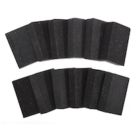 Mastercraft Sanding Sponges Set, Assorted Grits, 12-pc Composite_or_Mixed