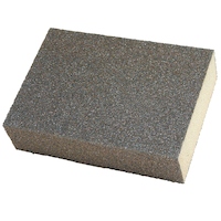 Mastercraft 2-3/4 x 4-in Aluminum Oxide Sanding Block for Metal, Wood & Plastic, Medium Fine