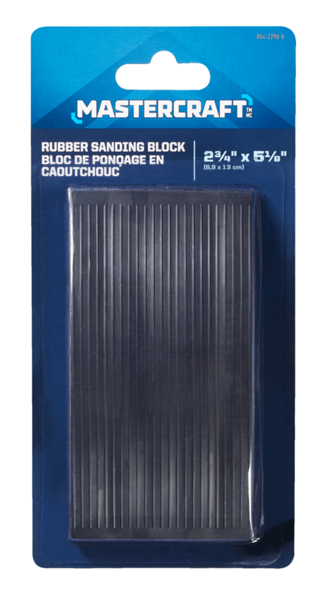 Mastercraft 2-5/8-in x 4-3/4-in Rubber Sanding Block Front_Flat