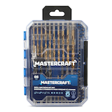 Mastercraft Titanium-Coated Screw Driver Drill Bit Set, 66-pc Front_Flat